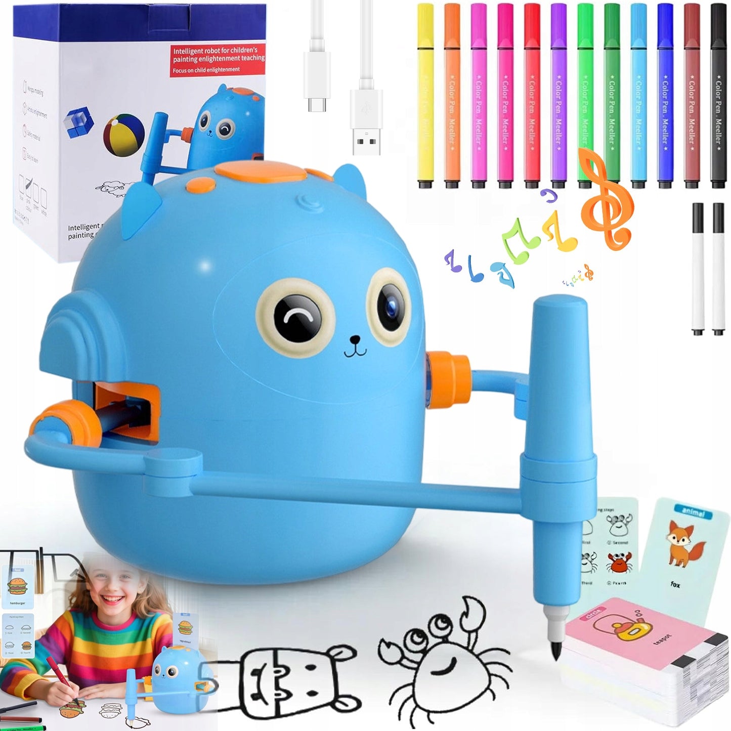 RysioBot™ – kreatywny robot rysujący dla dzieci